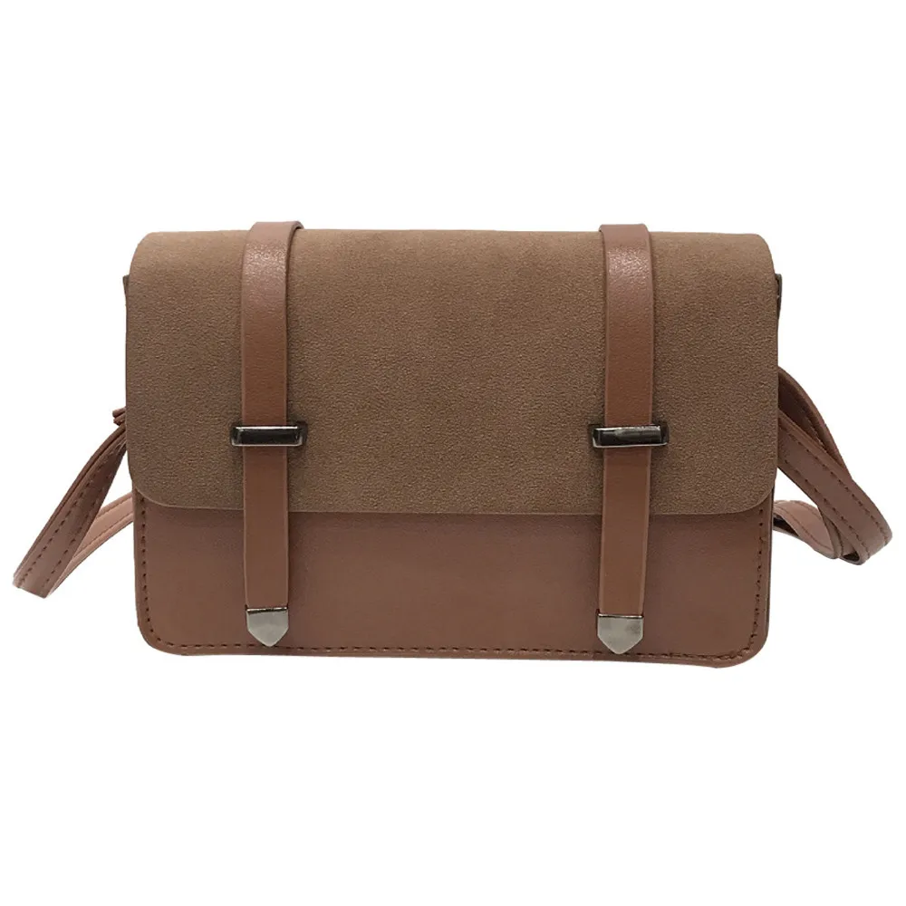 Маленькая кожаная сумка через плечо для женщин 2020 черная коричневая мессенджер