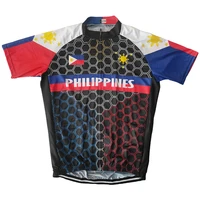 philipinas outdoors cycling jersey bicycle pro mtb wear jacket mountain maillot ciclismo short shirt full zipper sport tops