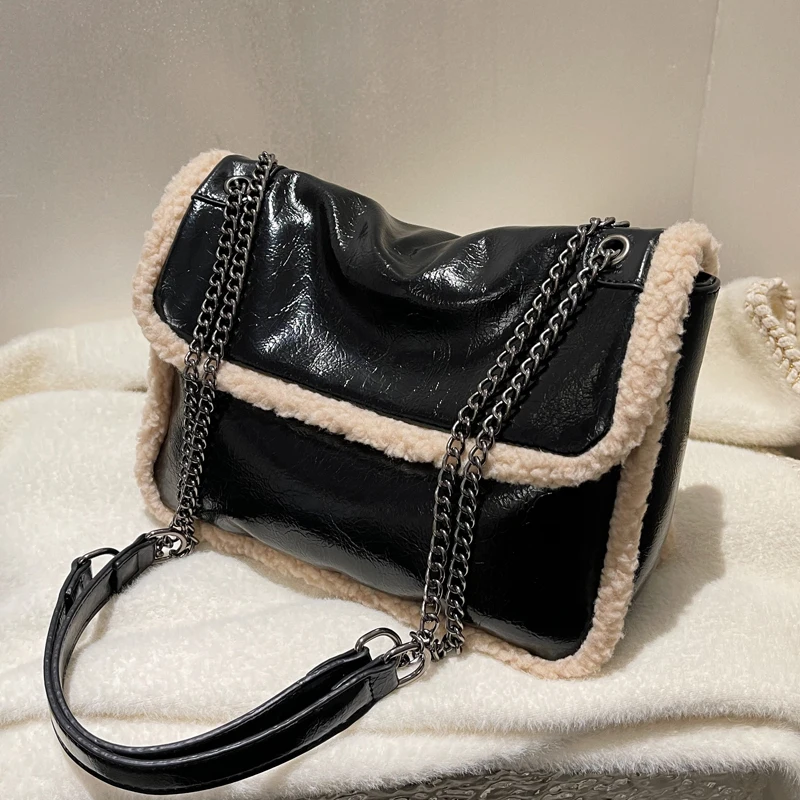 

Винтажная квадратная сумка для подмышек, новинка зимы 2021, Высококачественная женская дизайнерская сумка из искусственной кожи, вместитель...