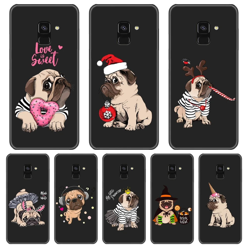 Чехол для телефона Pud Dog Samsung Galaxy A6 A8 Plus 2018 силиконовая Мягкая задняя крышка A7 A3 A5 2016