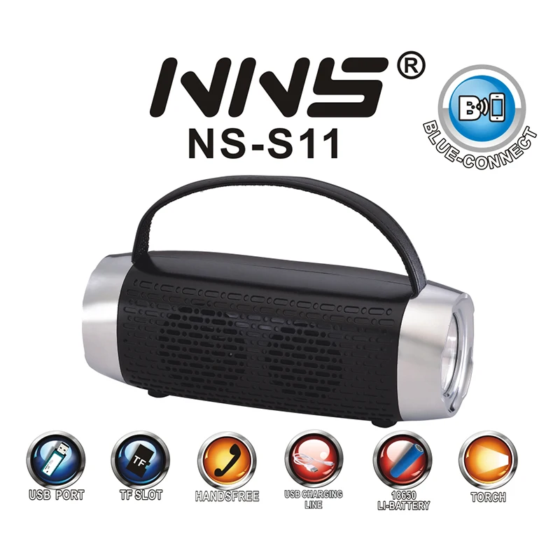 NNS NS S11 беспроводной Bluetooth динамик Портативная колонка для улицы велосипедный