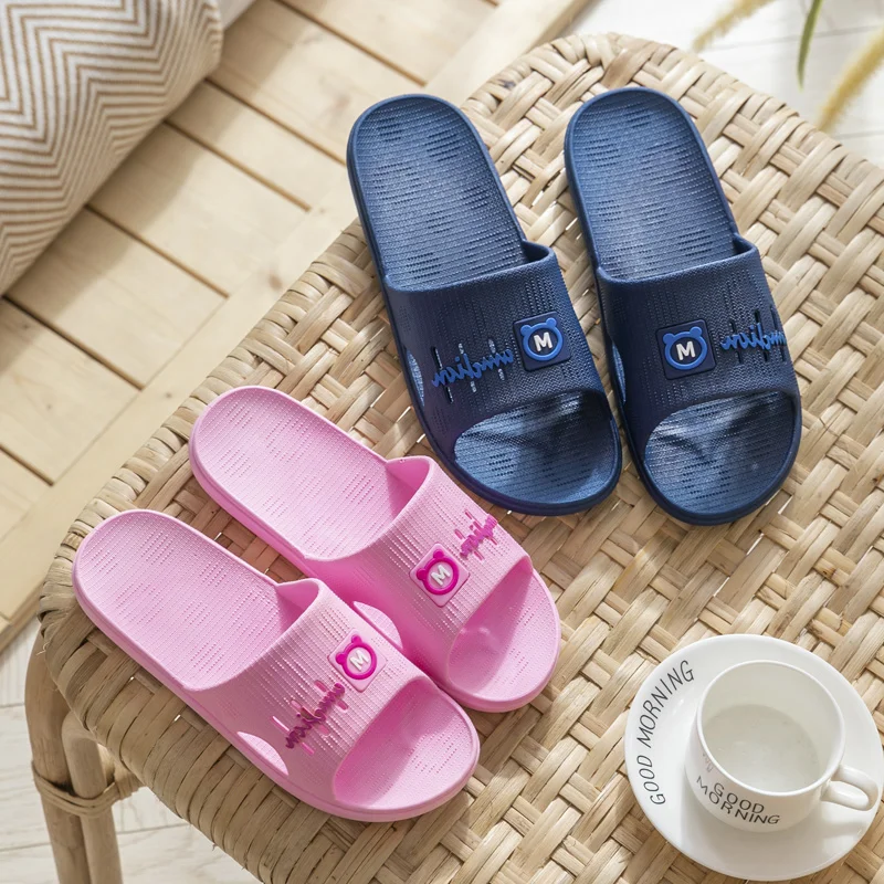 Шлепанцы для мужчин и женщин Нескользящие сандалии на платформе дома ванной