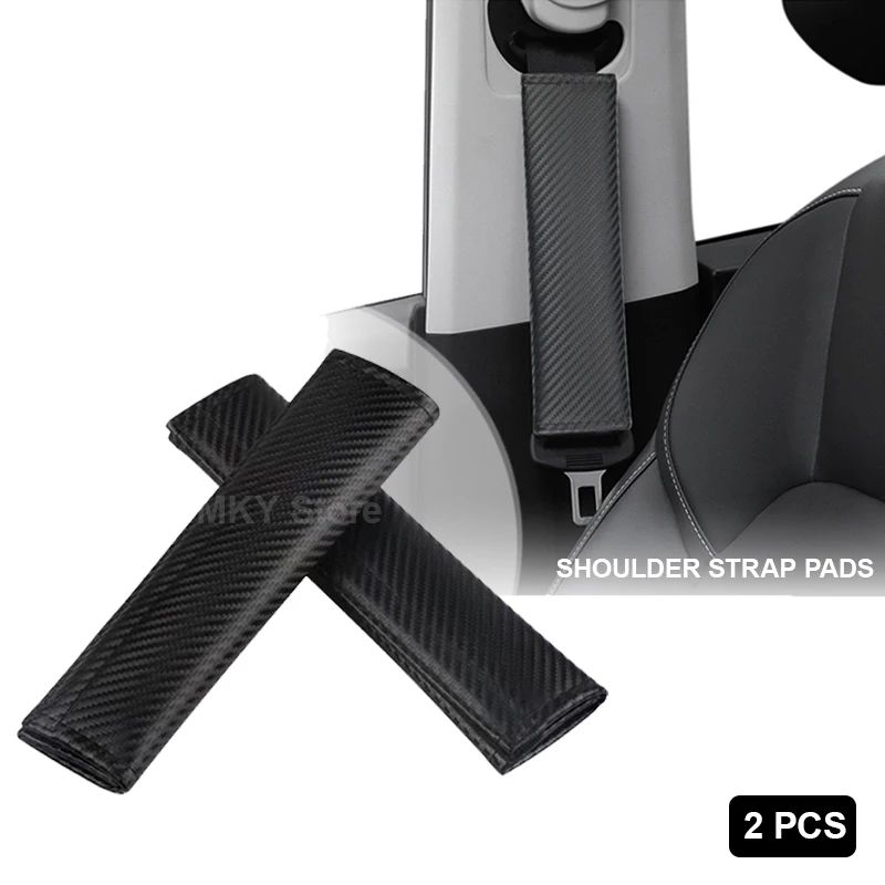 

2 Pcs Universal Leather Car Seat Belt Shoulder Pad For Adults Youth Kids Car Truck SUV Airplane Camera Backpack Straps