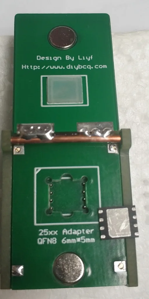 

QFN8 Flip Burn-in Socket WSON8 6mm*5mm QFN8 to DIP8 WSON8 to DIP8