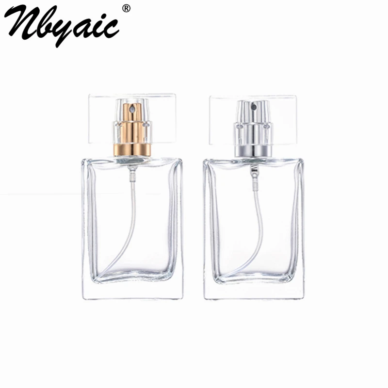 

Nbyaic perfume bottle 30ml50ml clear glass sub-bottling portable high-end cosmetics empty bottle spray fine mist bottle 1pcs