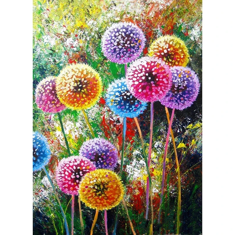 

5D DIY Decorative Painting Adult And Children Oil Painting Olive Oil Poison Set Preprint Canvas Color Dandelion Oil Painting