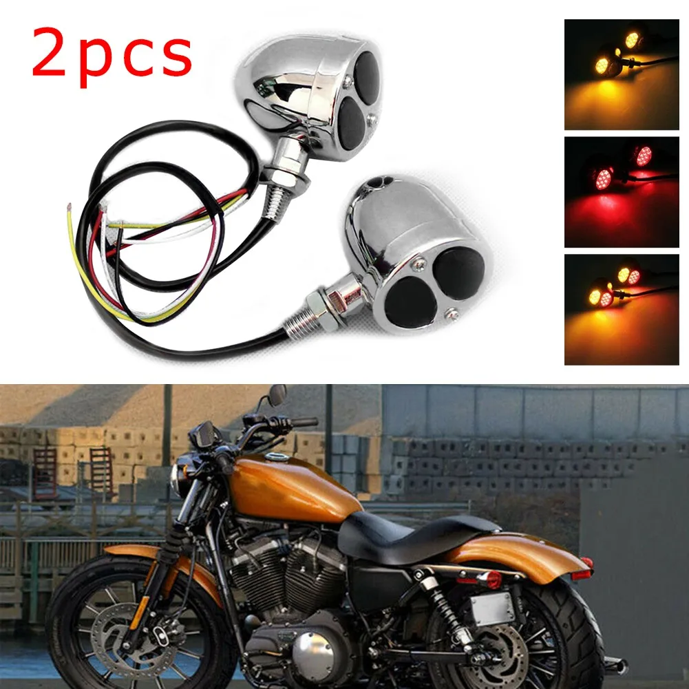 

Red Lens Turn Signal Light Red/Amber 1000K3000K Accessories For Harley