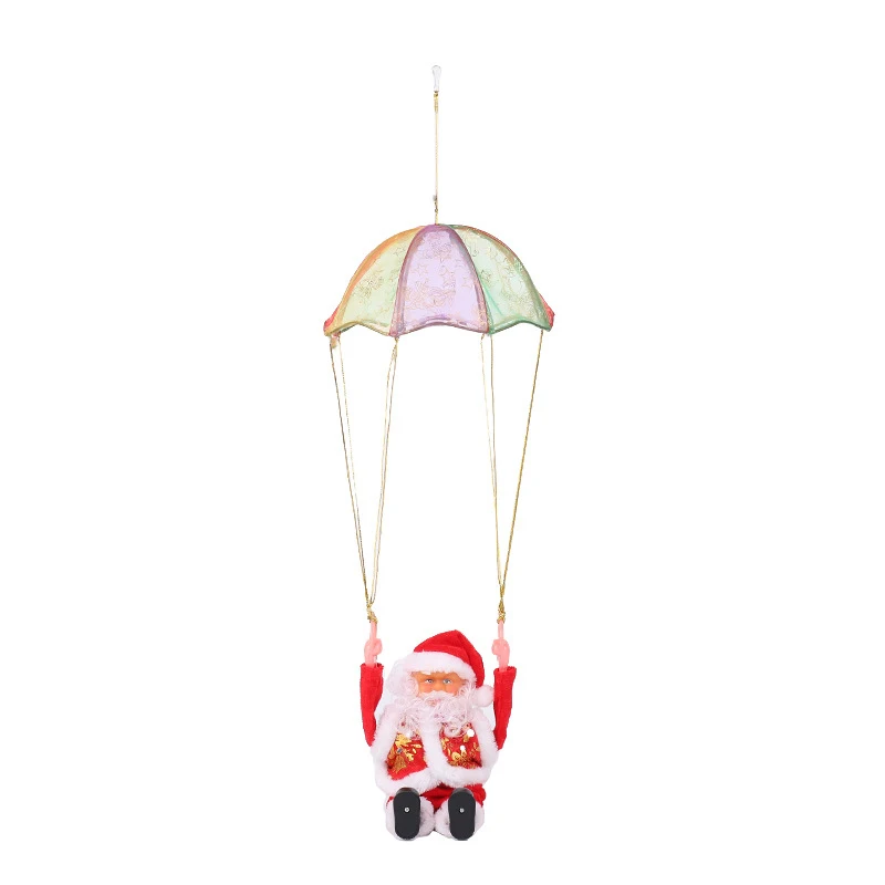 

Tumbling Parachute Santa Electric Music Snowman Children's Toys Christmas Gifts Xmas Home Decorations LBV