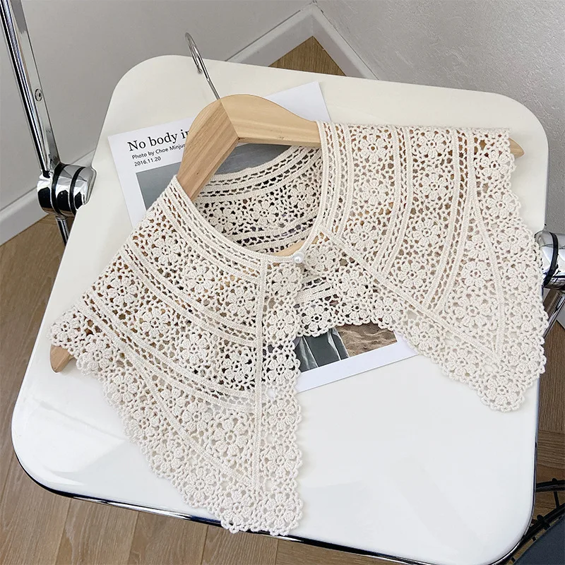 Шаль кружевная трикотажная летняя с юбкой и футболкой | Аксессуары для одежды