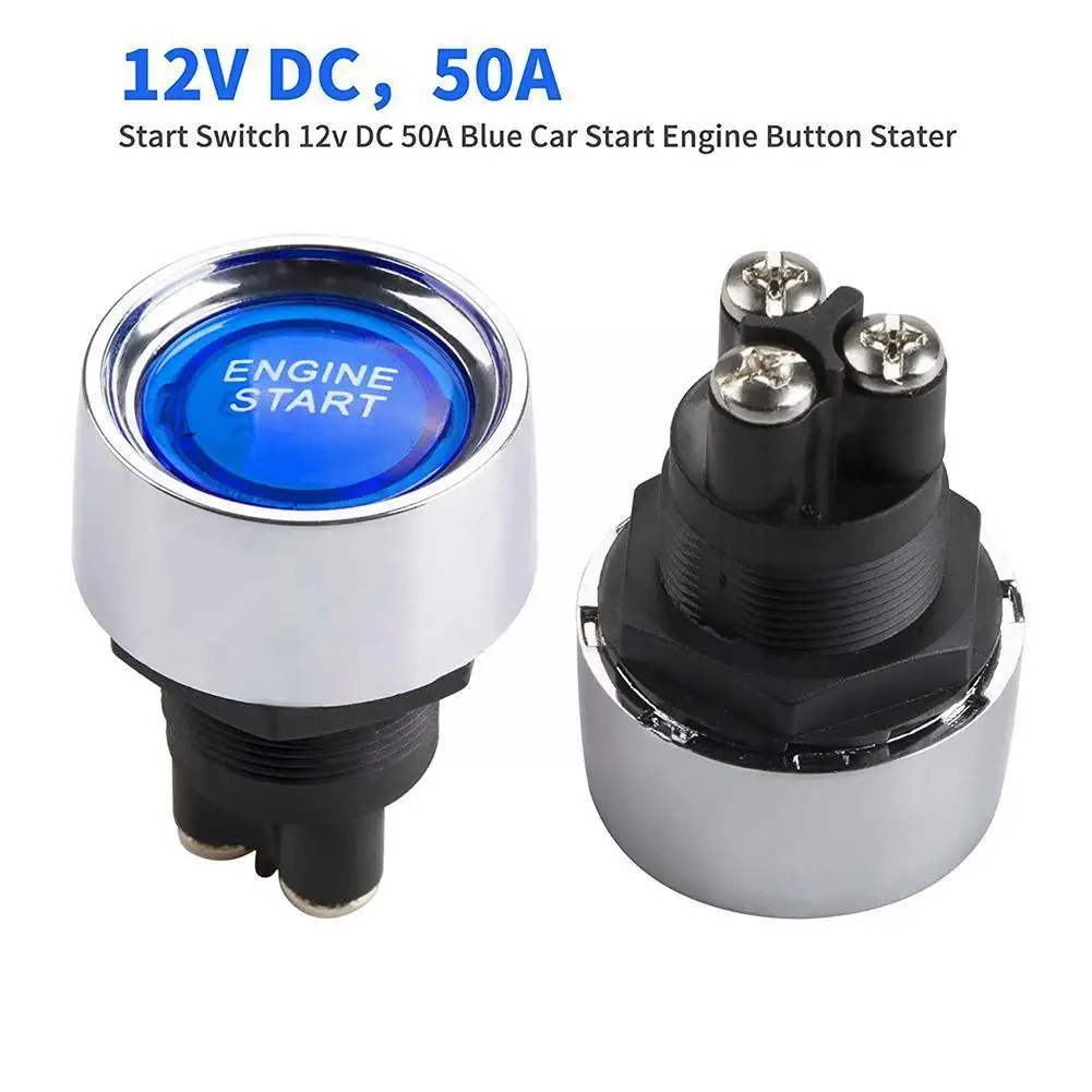 Универсальная кнопка Зажигания для модификации автомобиля 12 В 24