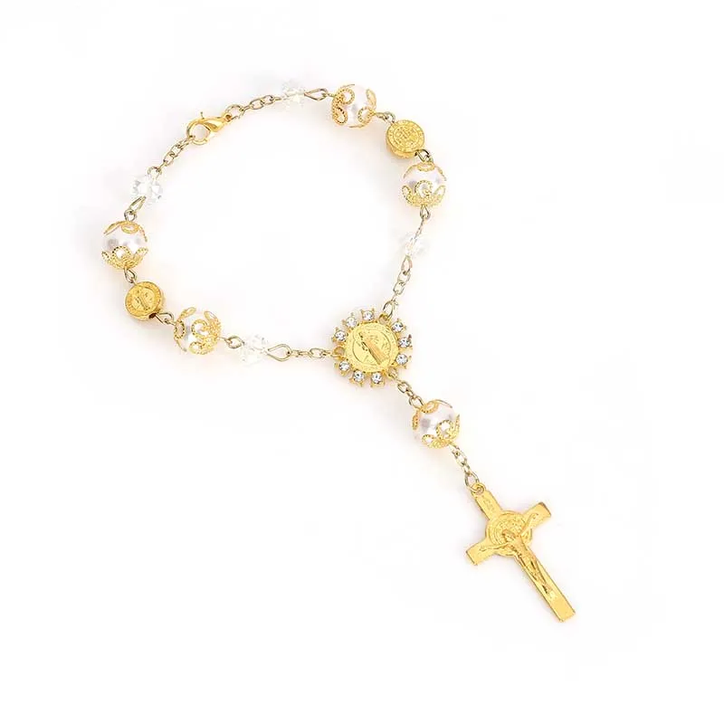 48 шт. Браслет с изображением Креста Иисуса. Иисус ювелирные изделия Розария