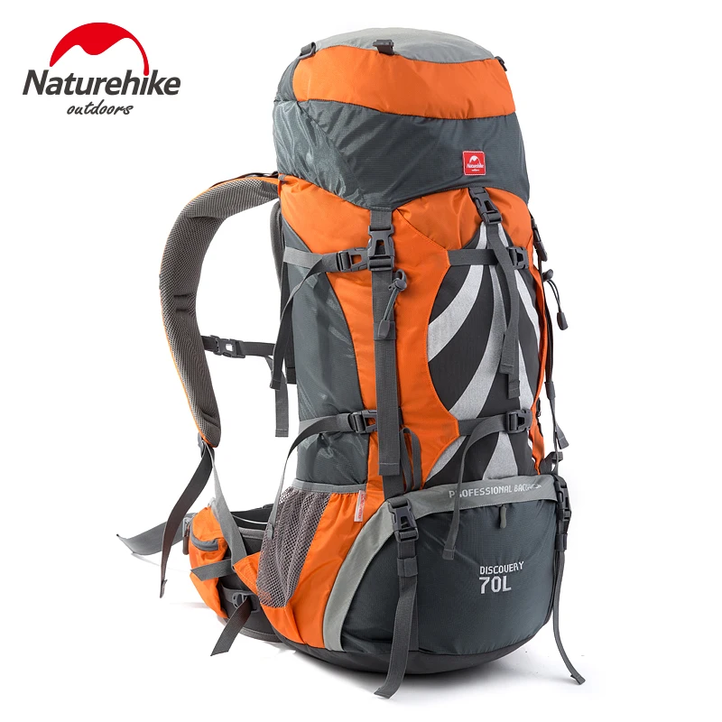

Туристический Водонепроницаемый рюкзак Naturehike, профессиональный рюкзак для альпинизма, 75 л, с дождевиком, для путешествий и походов
