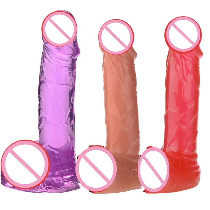 Маленький фаллоимитатор с присоской реалистичный мягкий реалистичным пенисом