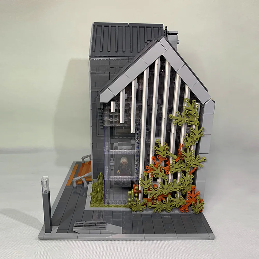 

Street View Series MOC Brick House Library Constructor Building Block Model Dom Modulowy Creative dom modulowy Toy Gifts 2789PCS