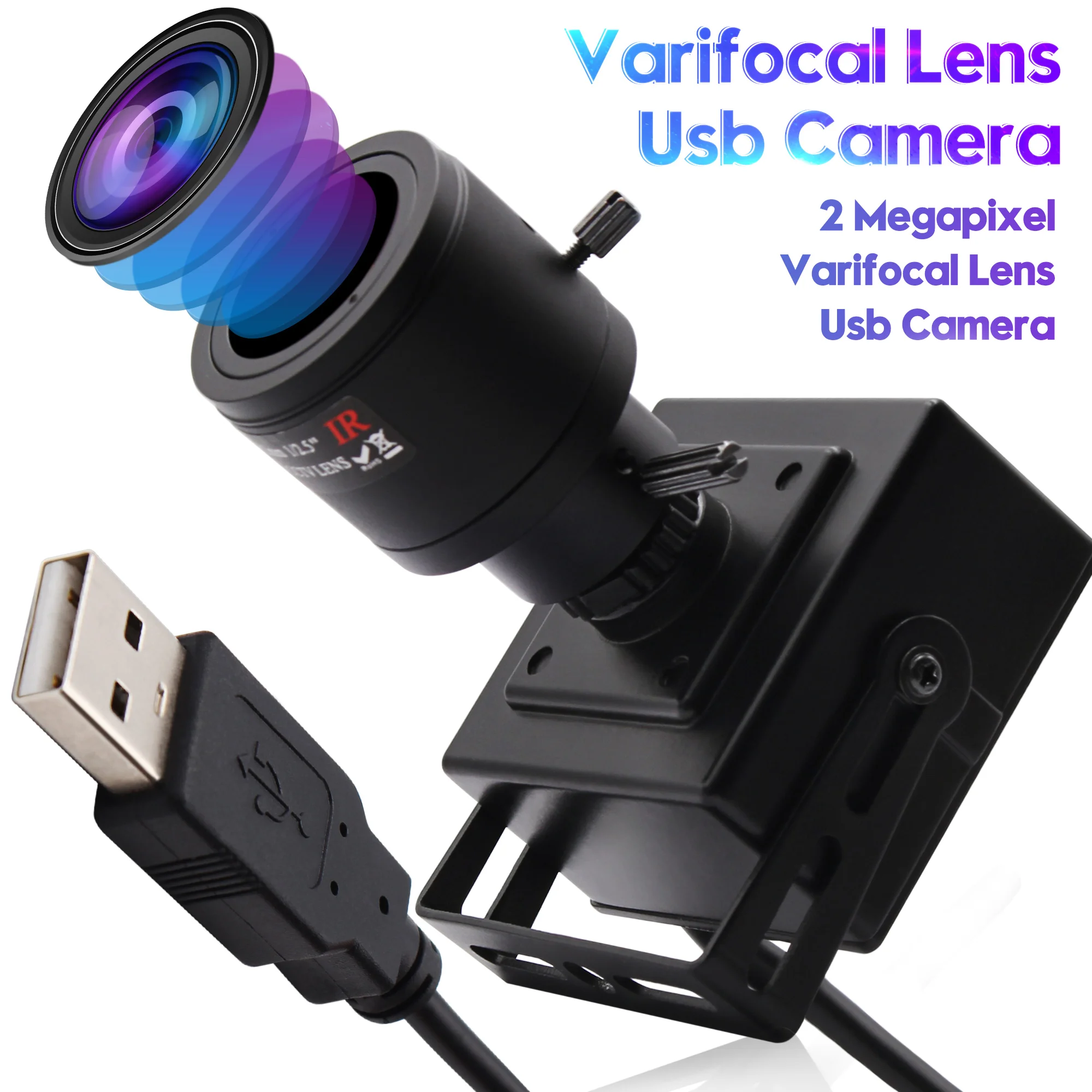 1080p full hd Высокоскоростная веб камера cmos OV2710 2 8 12 мм варифокальный ручной зум Vari focus