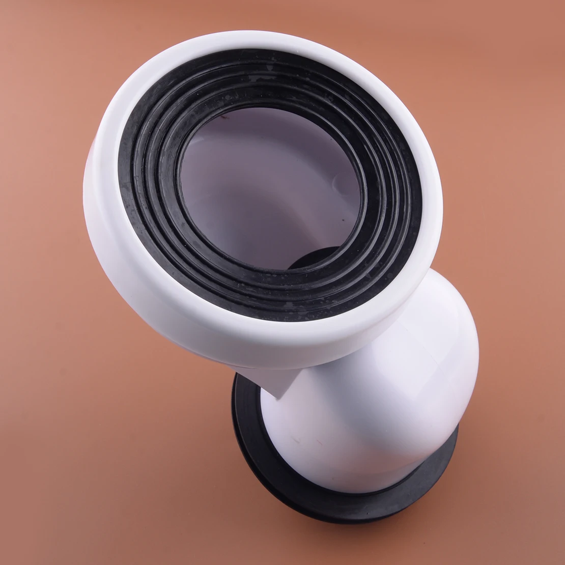 

PVC 100mm Offset Toilet WC Misaligned Pan Connector Shifter Bowl Smooth Soil Pipe New Replacement