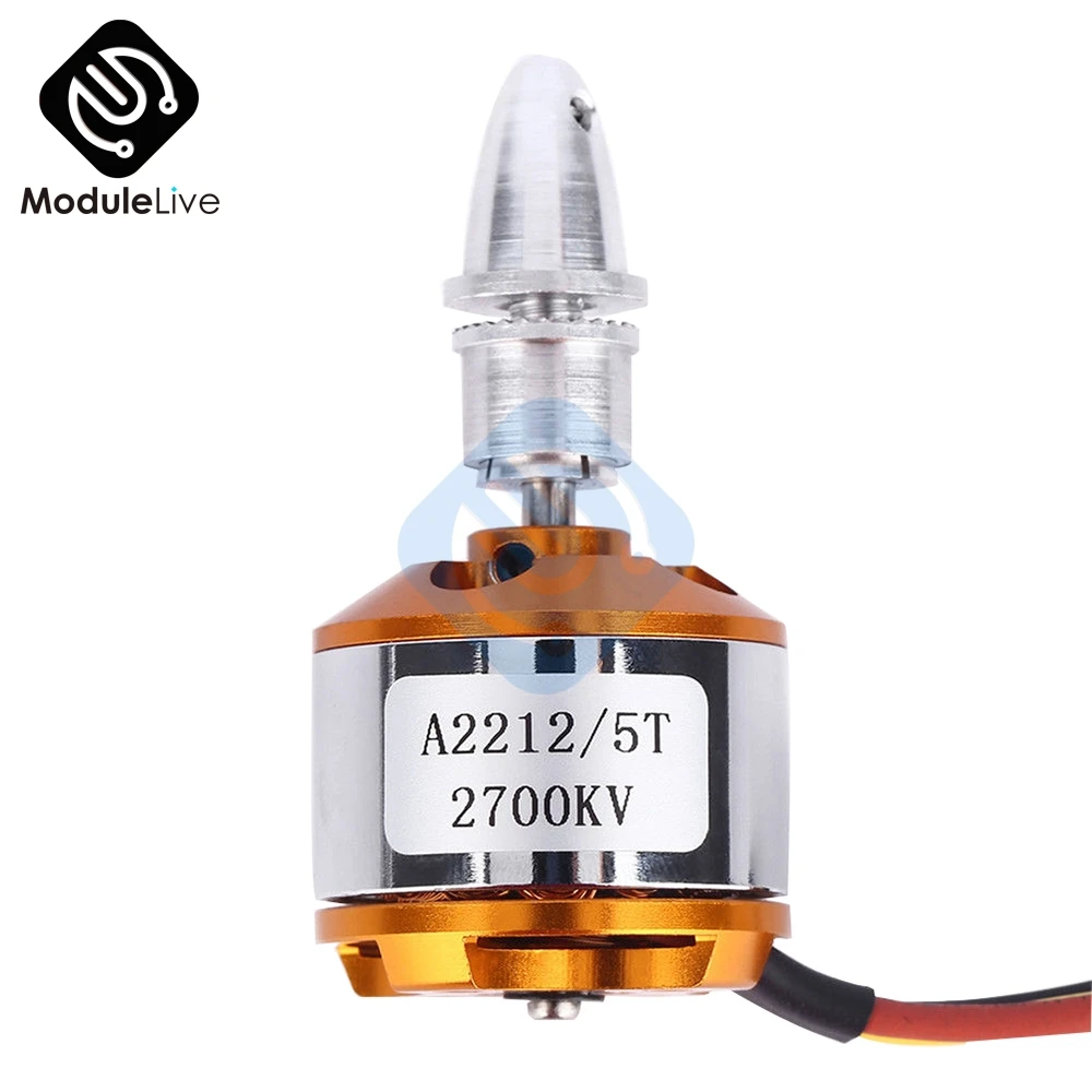 A2212/5T 2700KV бесщеточный мотор внешний ротор A 2212 для фотографического