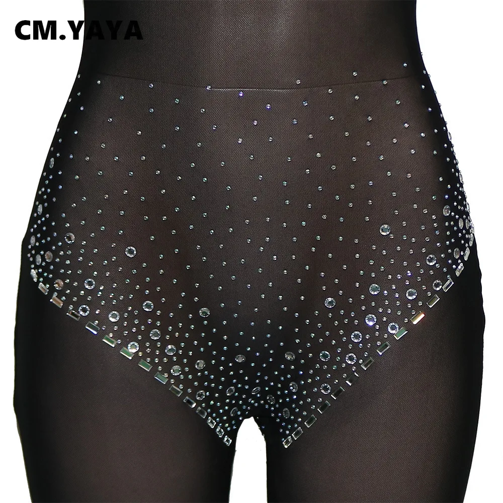 Женский Облегающий комбинезон CM.YAYA привлекательный облегающий эластичный с