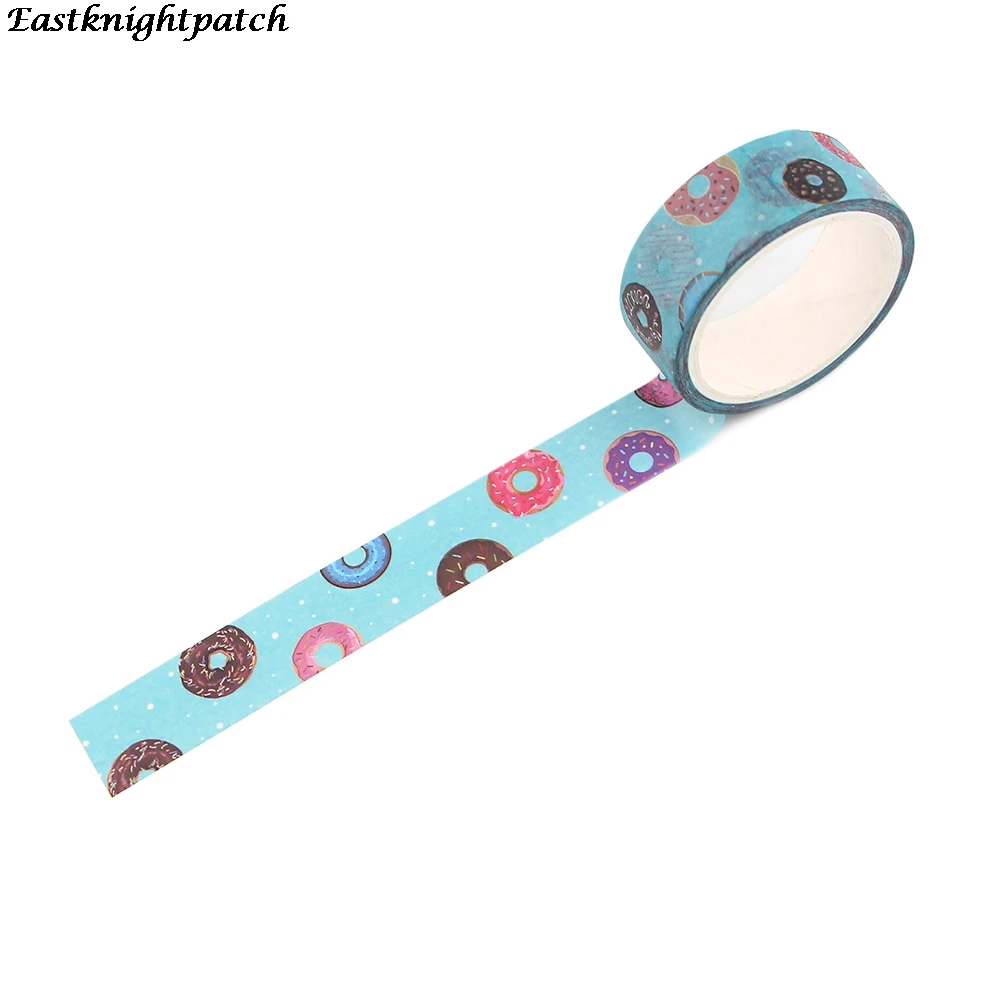 E2602 пончики Washi лента рукоделие изоляционная наклейки с милыми рисунками