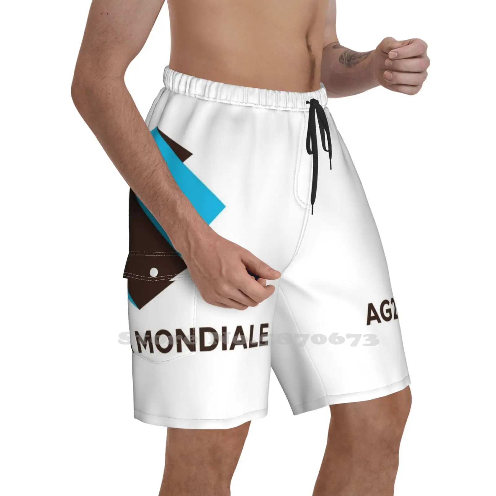 

Шорты Ag2R La World мужские повседневные, уличная одежда, велосипедные спасательные штаны для велоспорта, лето