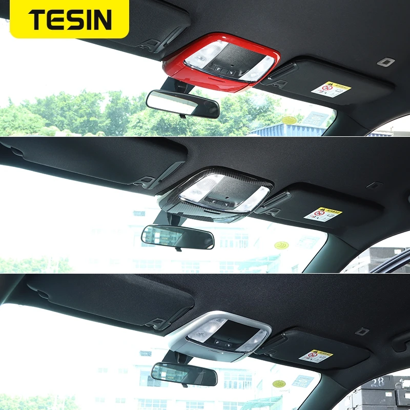 TESIN автомобильная крыша светильник ПА для чтения декоративная крышка наклейки