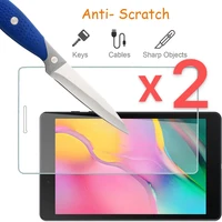 2pcs tablet tempered glass screen protector cover for samsung galaxy tab a 8 0 inch 2019 t290t295 full coverage protective film