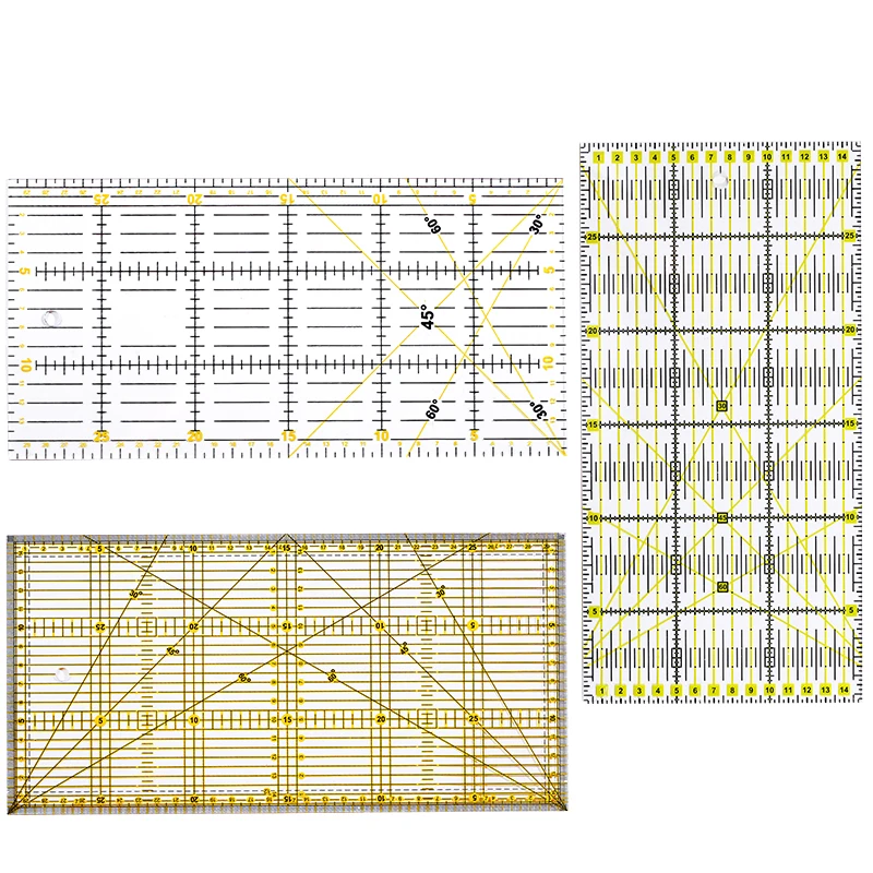 

LMDZ 1 шт. акриловая Лоскутная искусственная линейка, инструменты для квилтинга, офисное школьное шитье, фотометрические инструменты для шить...
