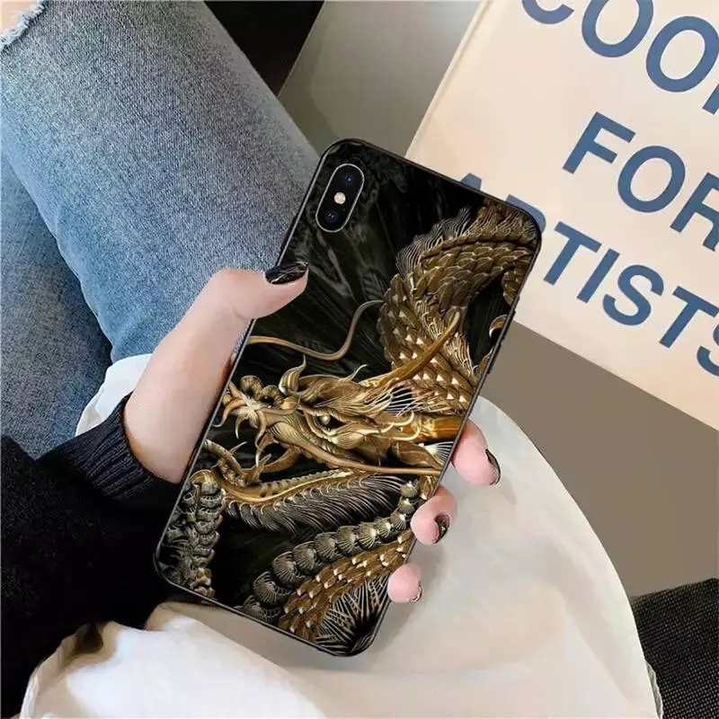 

Red Dragon Fashion Animal Phone Case for iPhone 11 12 pro XS MAX 8 7 6 6S Plus X 5S SE 2020 XR mini