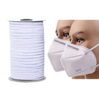 Белая лента s 3 мм, канатная Резиновая лента, круглая эластичная повязка на голову, аксессуары для рукоделия