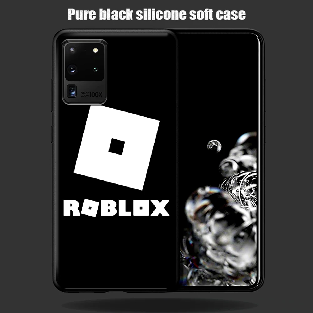 

Game Robloxes Phone Case Cover Hull For Samsung Galaxy S 6 7 8 9 10 e 20 Edge Note 8 9 10 Plus black Cover 3D Waterproof