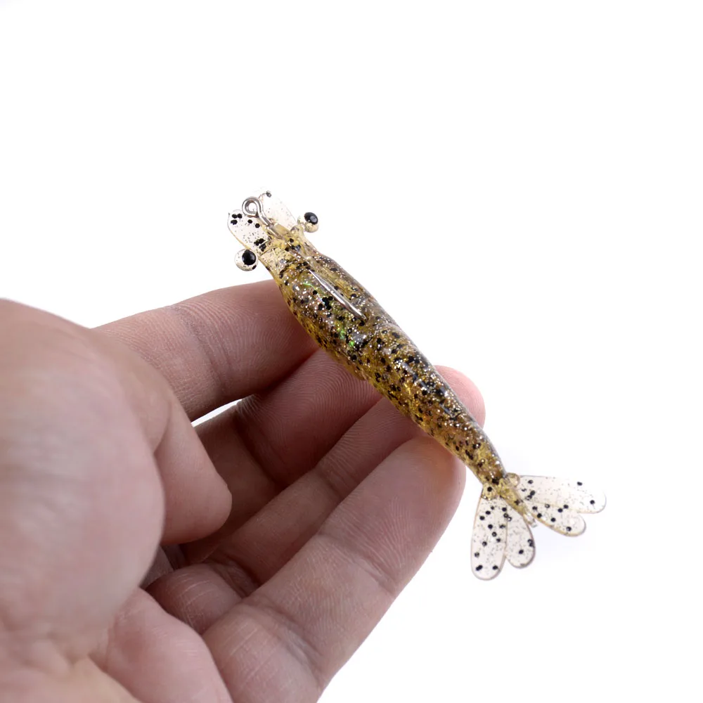 1 шт. рыболовная приманка в виде креветки металлическая рыба 75 мм/8 5 г с свинцовой