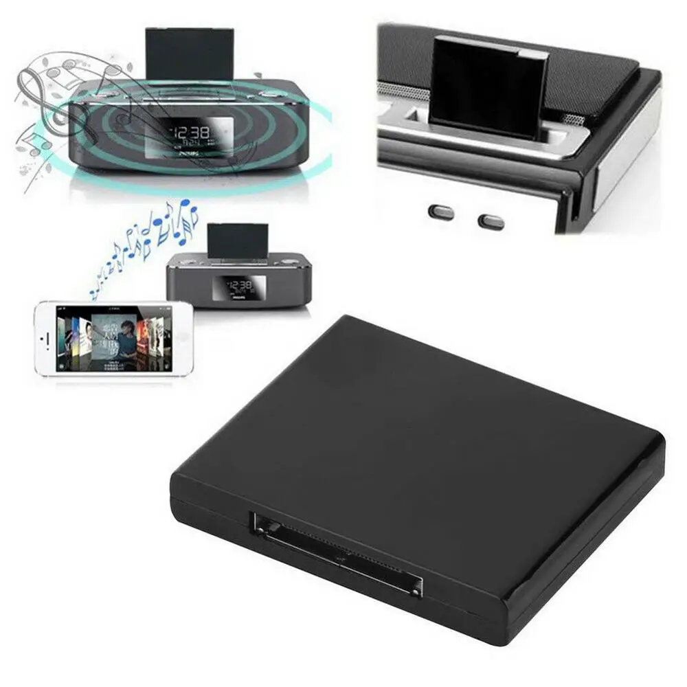

30Pin Dock Docking Station Speaker Bose Sounddock Bluetooth v2.0 A2DP Music Receiver Audio Adapter for iPod iPhone