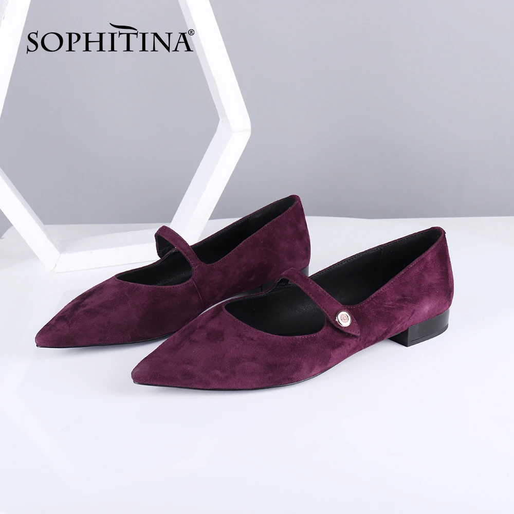 SOPHITINA босоножки с пряжкой Туфли на плоской подошве Женская обувь высокого