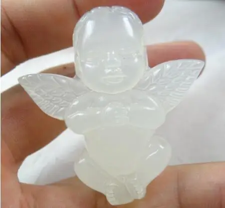 Натуральный камень кварц кристалл китайский ручной резной статуя амулет кулон diy