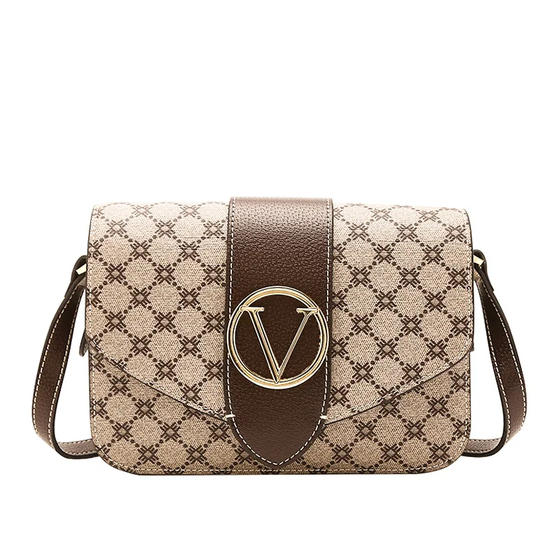 

Vintae Plaid Crossbody Bag for Women Luxury Brand Women Bags Genuine Leather Famous Handbags Carteras Mujer De Hombro Y Bolsos
