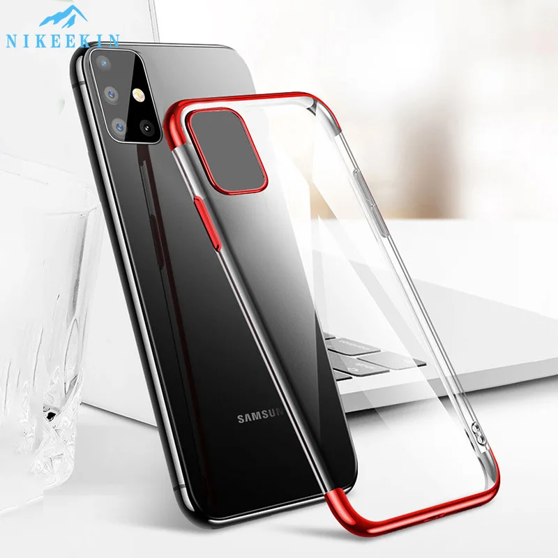 Мягкий чехол из ТПУ с покрытием для Samsung Galaxy A91 A81 A90 A80 A70S A60 A50S A40S A30S A20E A10S телефона