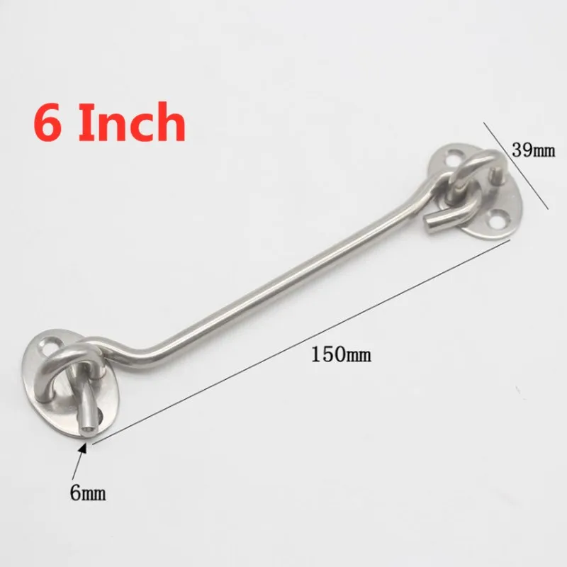 3/4/6/8 дюймовый полумесяц оконный замок с предохранительным переключателем крючок