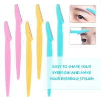 10pcs simple eyebrow trimmer unisex brow face epilator beauty tools shaver eyebrow trimmer