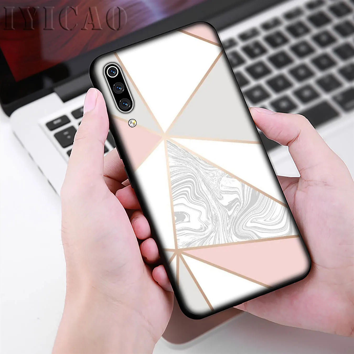 IYICAO gold marble Line Soft Silicone Phone Case for Xiaomi Mi 10 9 9T A3 Pro 8 SE A2 Lite A1 CC9 CC9E 6 pocophone f1 Mi10 | Мобильные