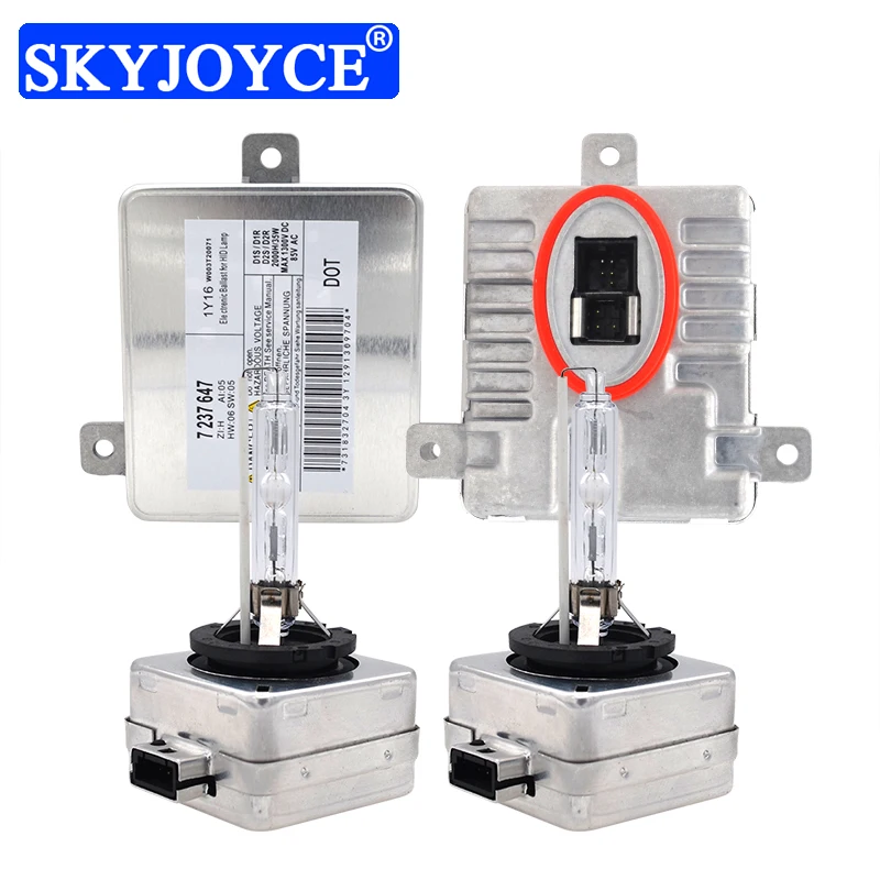 Комплект автомобильных фар SKYJOYCE 35 Вт ксеноновая лампа D1S D1R электронный балласт