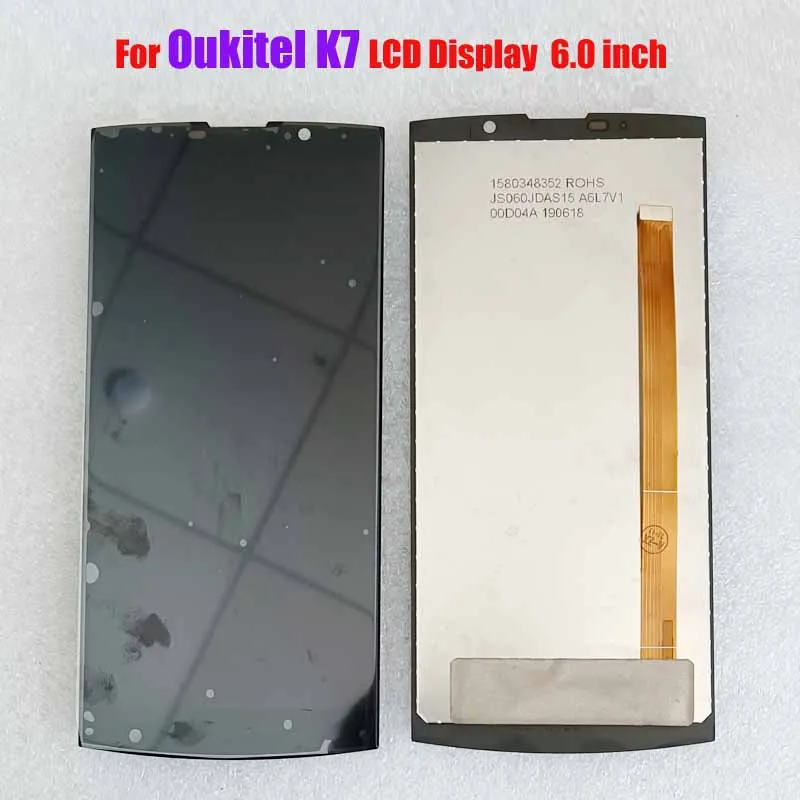 Pantalla LCD t&aacute;ctil para m&oacute;vil, montaje de digitalizador de repuesto para OUKITEL K10, K15 Plus, C21, K6000 Pro, WP9, WP7, WP5-2