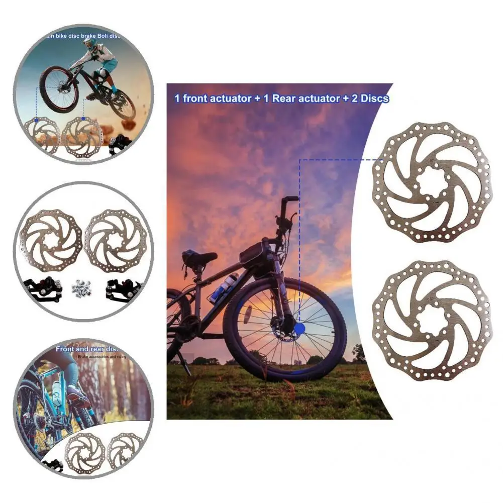 

Not Easy Deform Metal Lightweight Metal Bike Disc Brakes for Bicycle