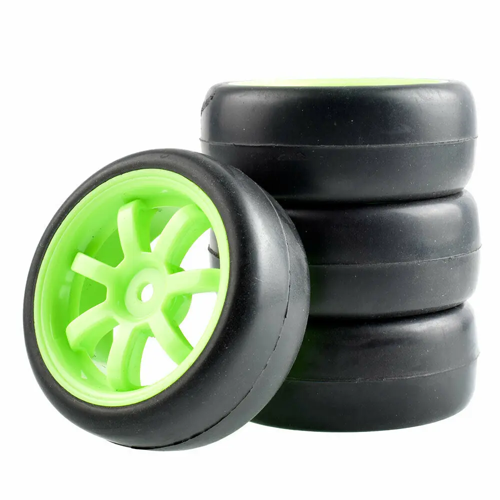 Шины и комплекты колес RC 9005-6018 Slick для HSP HPI 1/10 туристский автомобиль 1:10 | Игрушки