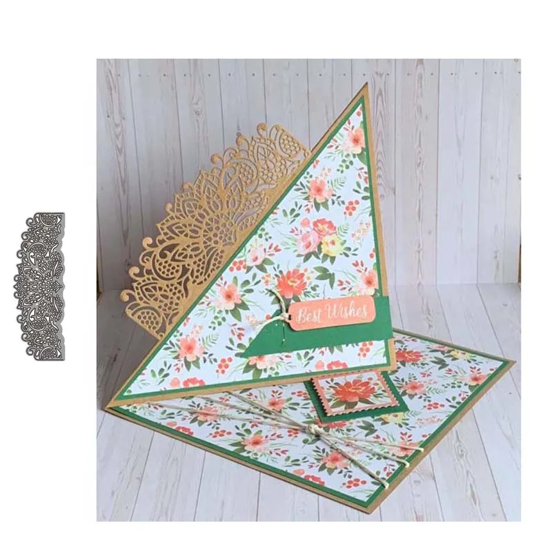 JC детские носки с кружевом макраме металлический Трафаретный вырубной штамп