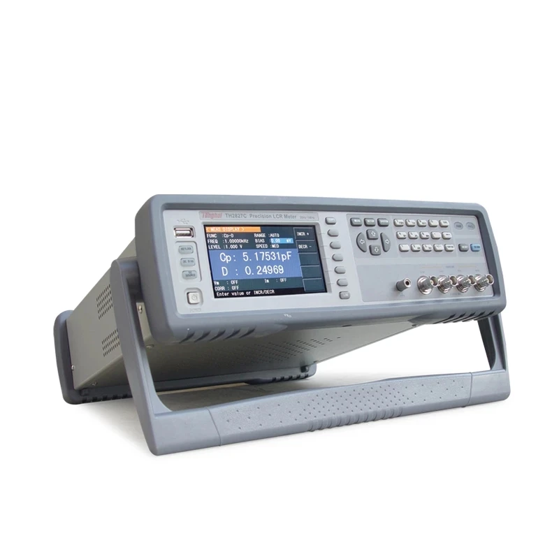 

TH2827B 20Hz-500kHz RLC Meter Resistance Tester Digital LCR Bridge
