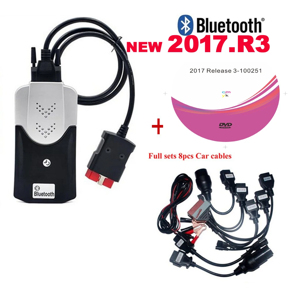 Профессиональный 2021 новейший 2017.R3 с генератором ключей для delaksi vd bluetooth