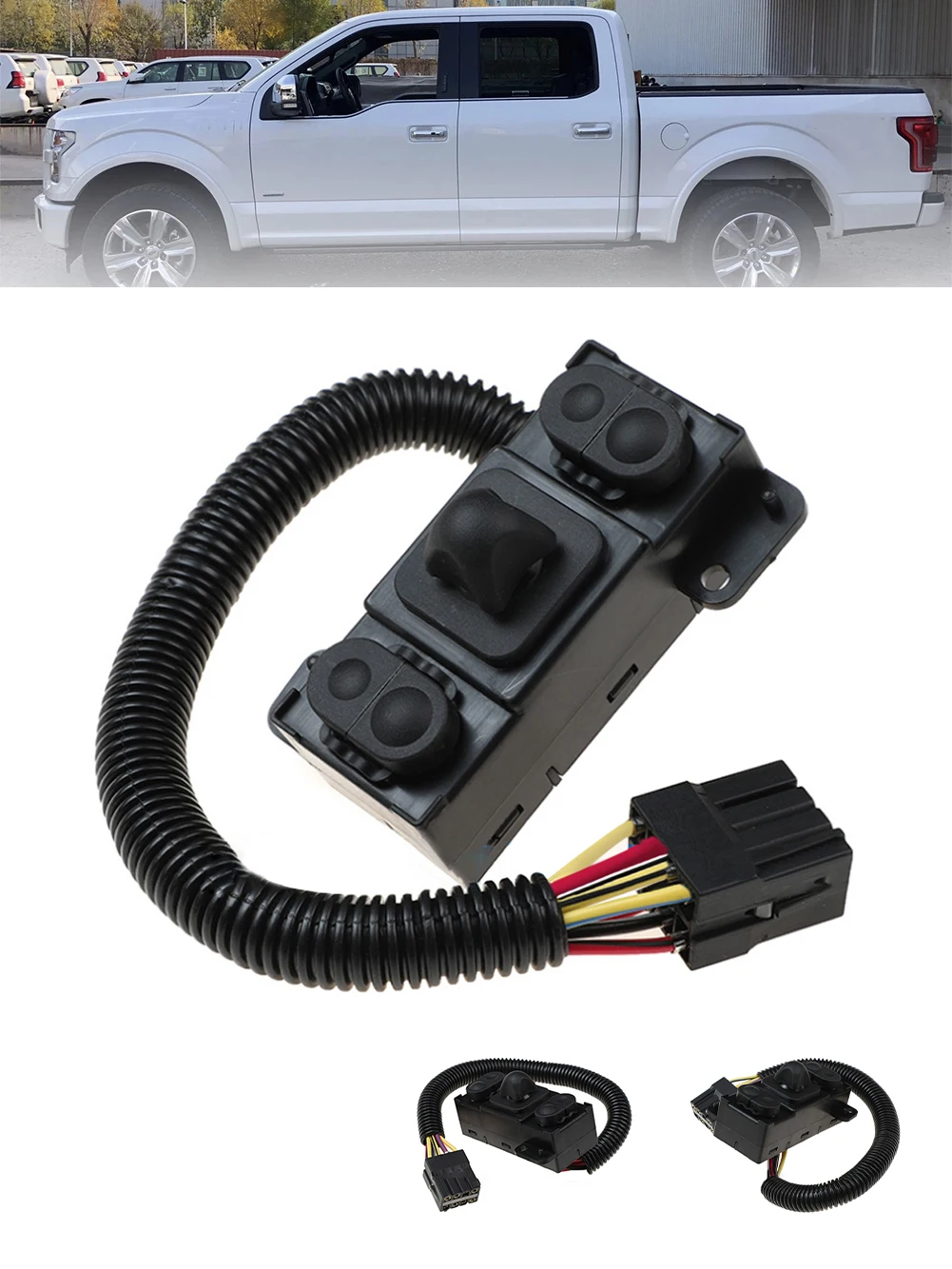 

Sale Electric Car Seat Control Switch Seat Track Position Control for Ford F150 F250 F350 Explorer F65Z-14A701-AA Fast delivery