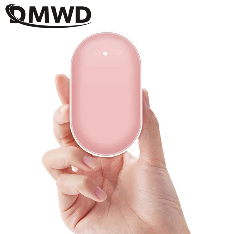 DMWD 2 в 1 Мини USB перезаряжаемая грелка для рук портативный 5200 мАч Внешний