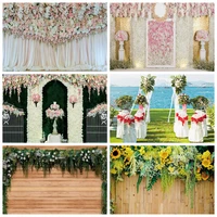 wedding backdrop flower curtain floral seaside decoration polyester photography background photographic photo studio photozone