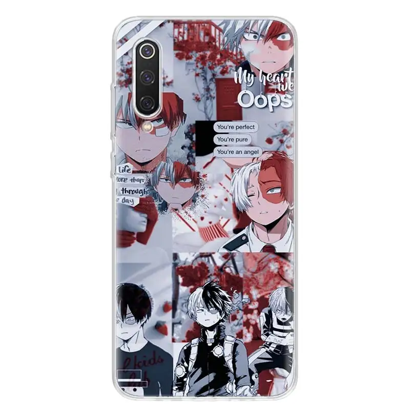 Shoto Todoroki My Hero Phone Case For Xiaomi Redmi Note 11 11S 11T 5G 11E 10S 10 12 Pro Plus 9S 9T 9 8T 8 7 Capa Coque Fundas TP